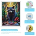 thumbnail image 3 of Diamond Art Kits for Adults - Raccoon Art Garden Paris Vibes 5d Diamond Painting for Adults, Diamond Art for Adults Beginners, Frameless Diamond Painting Kits for Adults for Home Wall Decor, 3 of 7