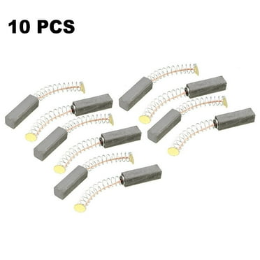 10Pcs Carbon Brushes for Electric Motors 20Mm X 6Mm X 6Mm Replacement Part