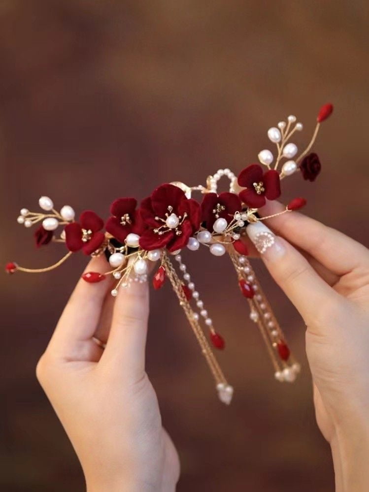 EKE Women’s Hair Clip Vintage Retro Back-Wear Elegant Hair Accessory with Fashion Texture