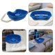 thumbnail image 3 of Lavabo portátil para cama, cuenco para teñir el cabello, cuenco portátil para personas con discapacidad en cama, suministros prácticos para el cuidado del cabello, 3 of 8