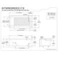 thumbnail image 3 of Kingston Brass KVTAP6032R22C0 60-Inch Acrylic Rectangular 3-Wall Anti-Skid Alcove Tub Combo with Tub Door (Right Hand Drain) in White/Matte Black, 3 of 9