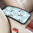 thumbnail image 2 of Bingfone Car Four-Season Universal Armrest Box Mat,Car Armrest Seat Cover Soft Leather Waterproof Armrest Cover Center Console Mat-Cute Panda Bear, 2 of 7