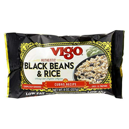 Vigo Black Beans and Rice, 8-Ounce (arroz con frijoles negros) 
