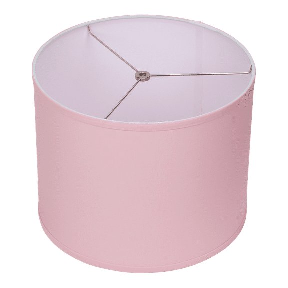 Fenchel Shades | 14" Top Diameter x 14" Bottom Diameter x 11 Height, (Washer/Spider Attachment) Drum Lamp Shade - (Linen Peony)