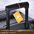 thumbnail image 6 of Uxcell 7.5x4.5cm Aluminium Luggage Tag Identifier Card Holder for Travel Gold Tone 4Pack, 6 of 6
