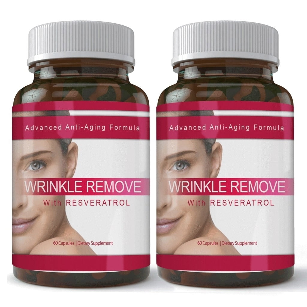 Totally Products Wrinkle Remove Dietary Supplement with Resveratrol, Vitamin ACE, Green Tea