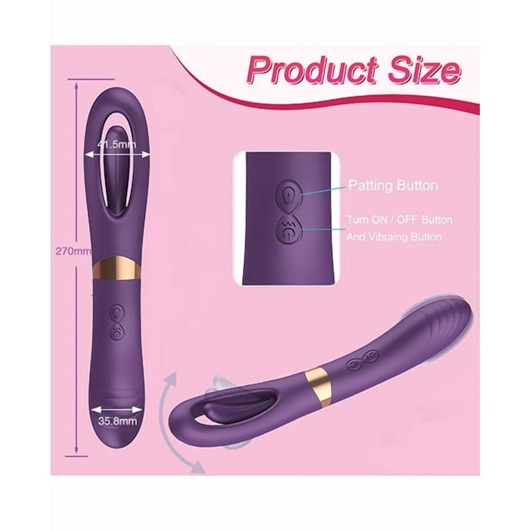 Lisa Flicking G-Spot Vibrator - Purple - Walmart.com