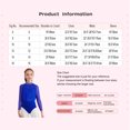 thumbnail image 5 of Xnihocha Girls Rhythmic Gymnastics Dance Unitard Ballerina Outfit Bodysuit Figure Ice Skating Dancewear Red 8, 5 of 5