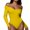 Yellow, variant on Aayomet OnePiece Jumpsuits For Women Europe And The United States Border Source Of V Neck Long Sleeve Strip Jumpsuit Casual,Yellow L