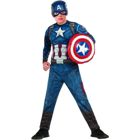 Captain America Civil War Boys size S 4/6 Licensed Costume