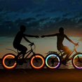 thumbnail image 4 of 72 Pcs Bandes d'Avertissement de Cyclisme pour Vélo, Réflecteur de Rayons de Roue de Bicyclette, Tube à Clip Réfléchissant de Montage, 4 of 4