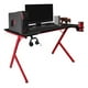 thumbnail image 2 of Escritorio Gamer Metalico Audiotek Mesa Portavasos Soporte Audifonos 120 x 76 x 76 cm, 2 of 6