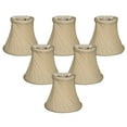 thumbnail image 2 of Royal Designs, Inc. Twisted Bell Clip on Chandelier Shade CS-716EG-6, Eggshell, 3 x 5 x 4.5, Pack of 6, 2 of 5