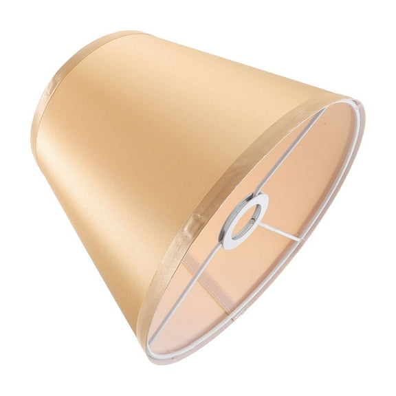 HAMPPLIES 1Pcs Golden Square Fabric Lampshade for Table Lamps Home Bedroom Living Room