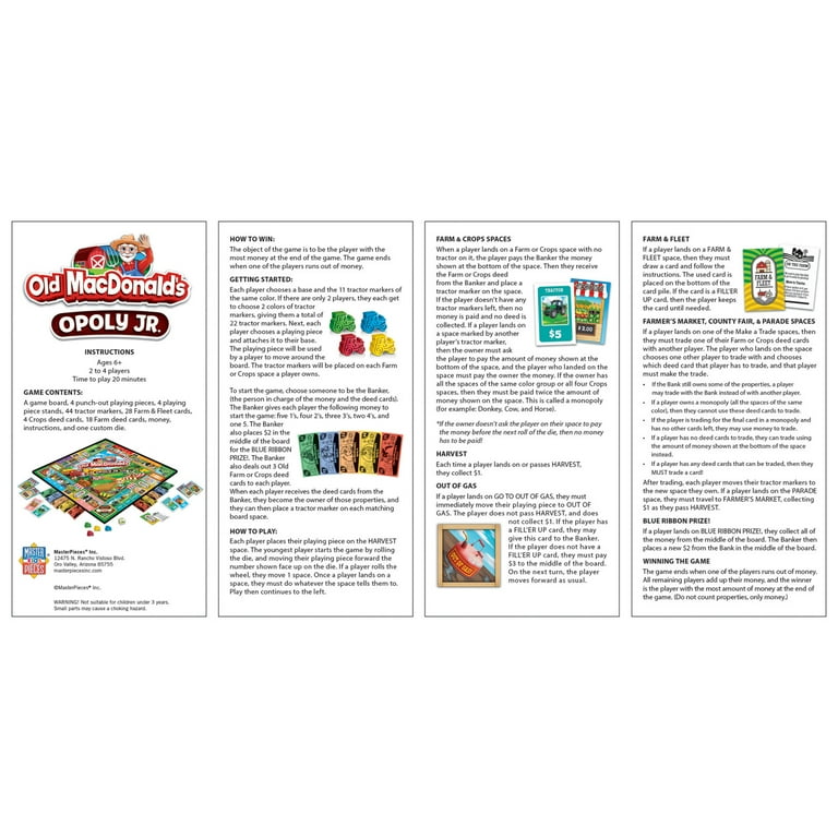 MasterPieces Kids & Family Board Games - Old MacDonald's Farm