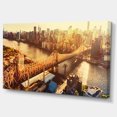 thumbnail image 2 of Queensboro Bridge over East River - Large Cityscape Canvas Art Print, 2 of 3