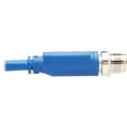 thumbnail image 4 of Tripp Lite M12 X-Code Cat6 1G UTP CMR-LP Ethernet Cable (M/M), IP68, PoE, Blue, 3 m (9.8 ft.), 4 of 4