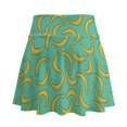 thumbnail image 2 of HELLHERO Banana Built-in Shorts Golf Skirts for Women, 2 Side Pockets Workout Polyester Spandex Blend Tennis Skirt for Walking Yoga Pickleball, 2 of 9