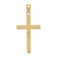 thumbnail image 1 of 14K Diamond -Cut Latin Cross Pendant in 14k Yellow Gold, 1 of 3