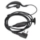 thumbnail image 1 of Auriculares Walkie Talkie Auricular de Radio bidireccional en Forma de G Multifuncional PVC+PU Durable para IC-F26, 1 of 8