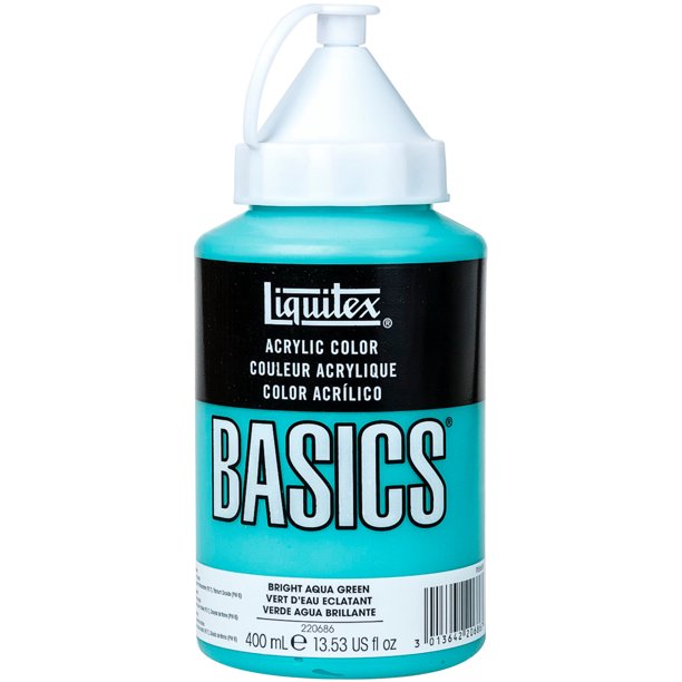 Liquitex BASICS Acrylic Paint 13.5ozBright Aqua Green