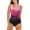 Hot Pink, variant on WREESH Athletic Swimwear for Women & Teens - Tummy Control One Piece Bathing Suit Quick-Dry Competition Swimsuit Hot Pink