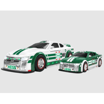 Hess Toy Truck 2025 Stock Car Racers, Annual Holiday 2-in-1 Race Car Duo Limited-Edition