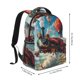 thumbnail image 2 of Easygdp Beautiful Red Train Hot Air Balloon Mochila Ergonómica Versátil para Laptop - Múltiples Bolsillos, Correas Ajustables, Unisex para Escuela, Viajes y Actividades al Aire Libre-One Size, 2 of 5