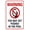 Warning Sign 3, variant on Wash Your Hands Metal Tin Sign - 8"x12", Industrial/Commercial Decor for Offices, Restaurants, Restrooms, Hygiene Zones