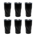 thumbnail image 1 of Wavey Mavey 20 oz. Vacuum Travel Mugs - 6 pack - Black, 1 of 5