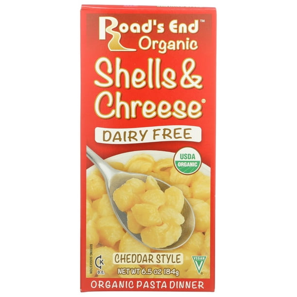 Roadaƒaƒa A Aƒa A A Aƒa A A S End Cheddar Style Shells Cheese 6 5 Oz Walmart Com Walmart Com