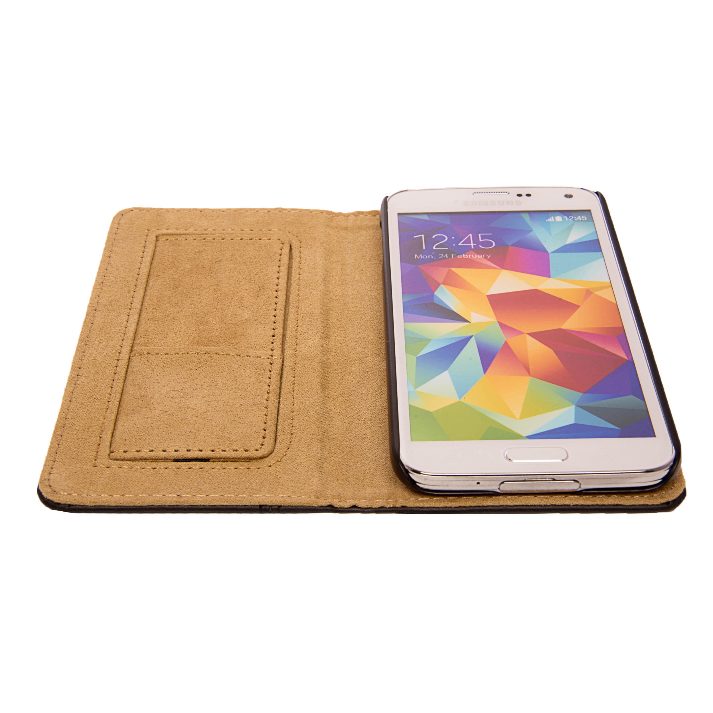 VanGoddy Mary Self Standing Case Specifically Designed for the Samsung Galaxy S5