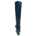 thumbnail image 5 of Ferwind Women's Riding Boots Navy Woven Accent Knee-High Adult Navy  9.5, 5 of 8