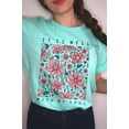 thumbnail image 2 of It Is Well With My Soul Flower Graphic Tee, 2 of 10