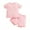 Pink, variant on Elippeo Baby Girl Summer Outfits 6 12 18 24 Months 3 4 Years Short Sleeve Lettuce Trim Floral Tops + Shorts Set Infant Clothes