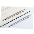 thumbnail image 3 of OULII 15Pcs Silver Mechanical Pencils for Students with Retractable Points and Pencil Refill Leads, 3 of 8