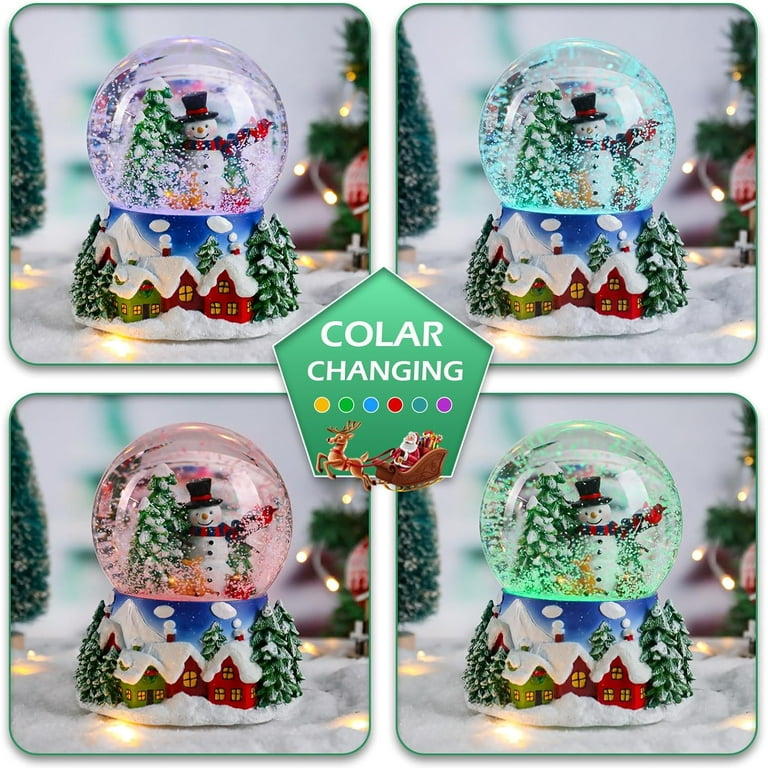 Plus Size Christmas Snow Globe Snowman Tree - Snow Globe Plus Size Christmas Snow Globe Snowman Tree - Snow Globe