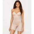 thumbnail image 3 of Spanx Womens Strapless Mid-Thigh Bodysuit Beige L, 3 of 3