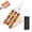 1 Fork, variant on 3 Prong Skewers for Grilling, 14.7" Stainless Steel BBQ Skewer with Push-Off Slider, Reusable Metal Kabob Skewers, Outdoor Grill Accessories with Storage Bag for Meat, Vegetables, Chicken (2 Fork)