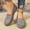 Gray, variant on Women Casual Flats, Soft Flexible Slip On Sole Comfort Lightweight Footwear For Daily Walking Casual Outfits Gray 9.5