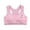 Pink, variant on Girls Racerback Cotton Training Bra Cartoon Bunny Print Sports Bralette