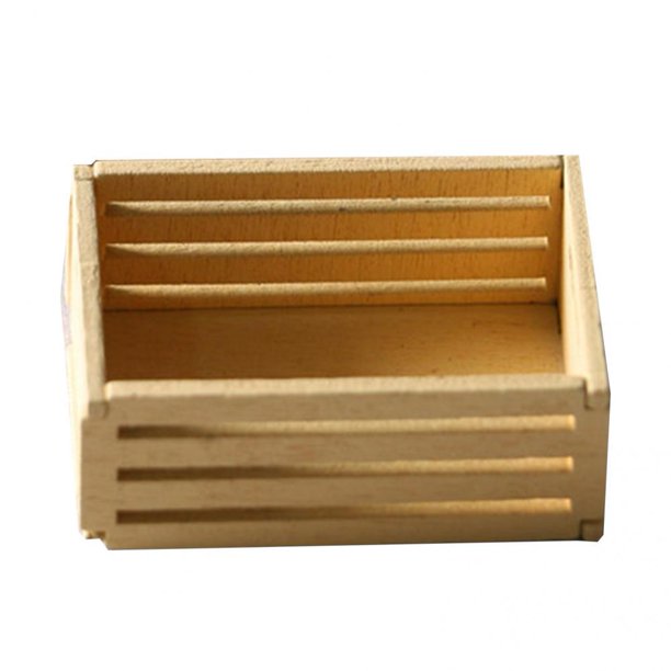 1 12 Dollhouse Simulation Basket Toy Dollhouse Mini Basket Delicate No Burr heqiyong LED