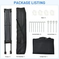 thumbnail image 5 of 10x10 Pop up Canopy Tent Portable Shade Outdoor Canopy with Carrying Bag and Height Adjustable, 5 of 7