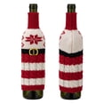 thumbnail image 5 of ZenCart Christmas Wine Bottle Cover Reusable Knitted Letter Bottle Sleeve Festive Table Decor Wine Bottle Sweater for Christmas New Year Parties, 5 of 8