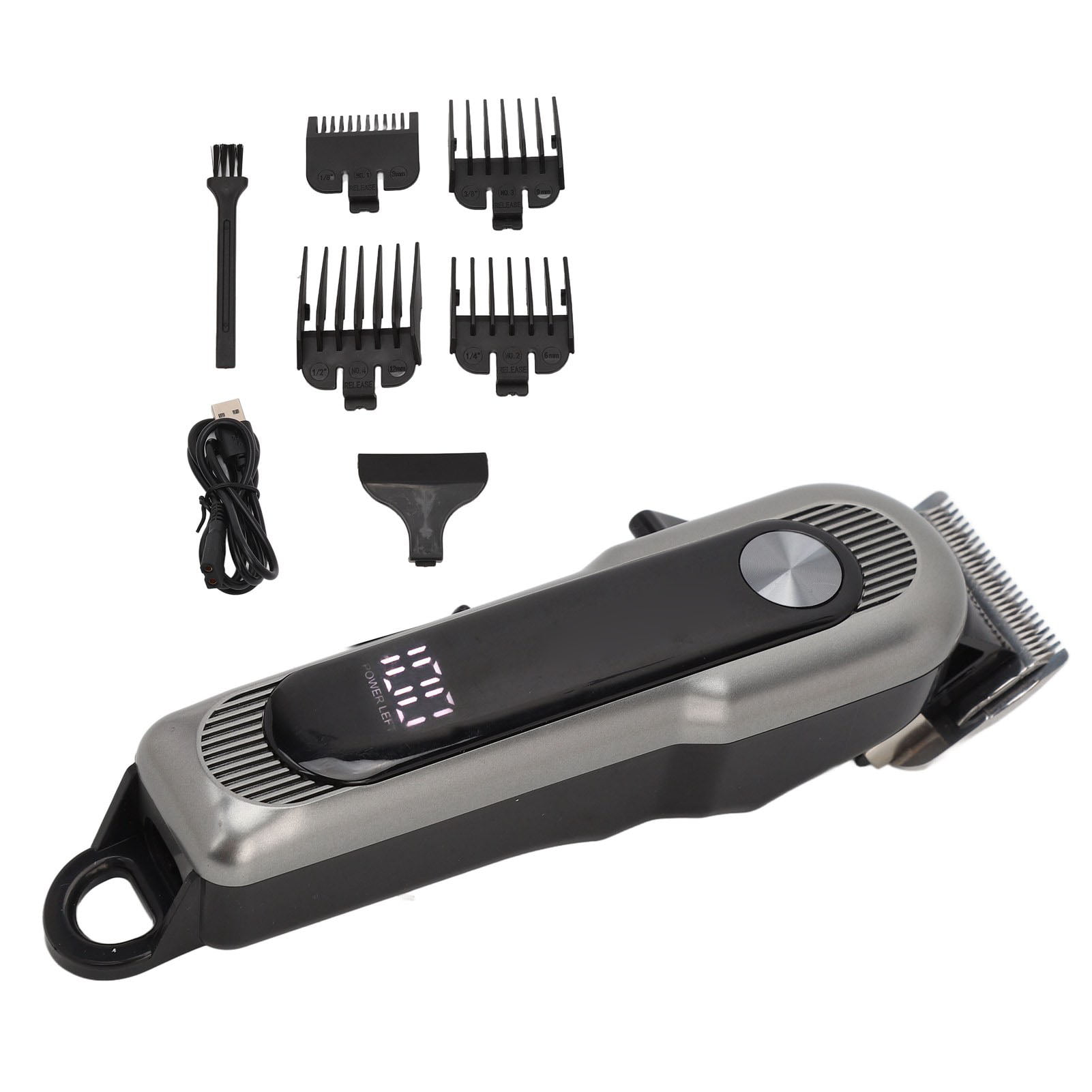 Hair Trimmer, Professional Rechargeable Hair Clipper Ergonomic Handle Low  Noise For Barbers