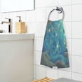 thumbnail image 6 of 2 Pack 100% Cotton Towels Soft Absorbent Towel Set for Bathroom Beach Sports 16x28in Magical Lantern, 6 of 8