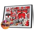 thumbnail image 2 of 5D DIY Diamond Painting Kits Full Square Drill Dálmatas Mosaico Imagen Hugtrwg Para estrenar, 2 of 9