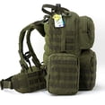 thumbnail image 4 of Military Army Backpack, MOLLE 2 Medium Rucksack with Shoulder Straps and Wasit Belt, Internal Frame, Multicam (Olive Drab), 4 of 5