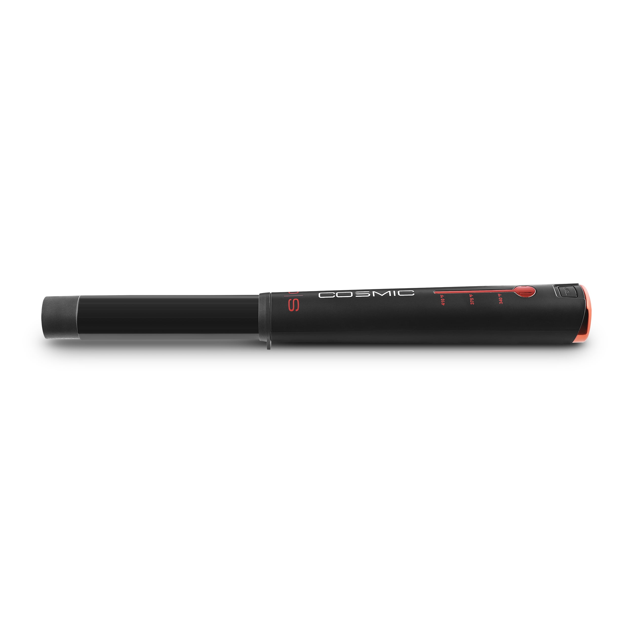 StyleCraft Cosmic Travel-Size Professional 1-Inch Hair Curling Wand, Cordless, Black