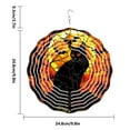 thumbnail image 3 of DAMAI Halloween Black Cat Wind Spinner,Windchime 3D Metal Sculpture Wind Spinner,12in Stainless Steel Hanging Wind Spinners Outdoor Yard Patio Garden Decorations, 3 of 9